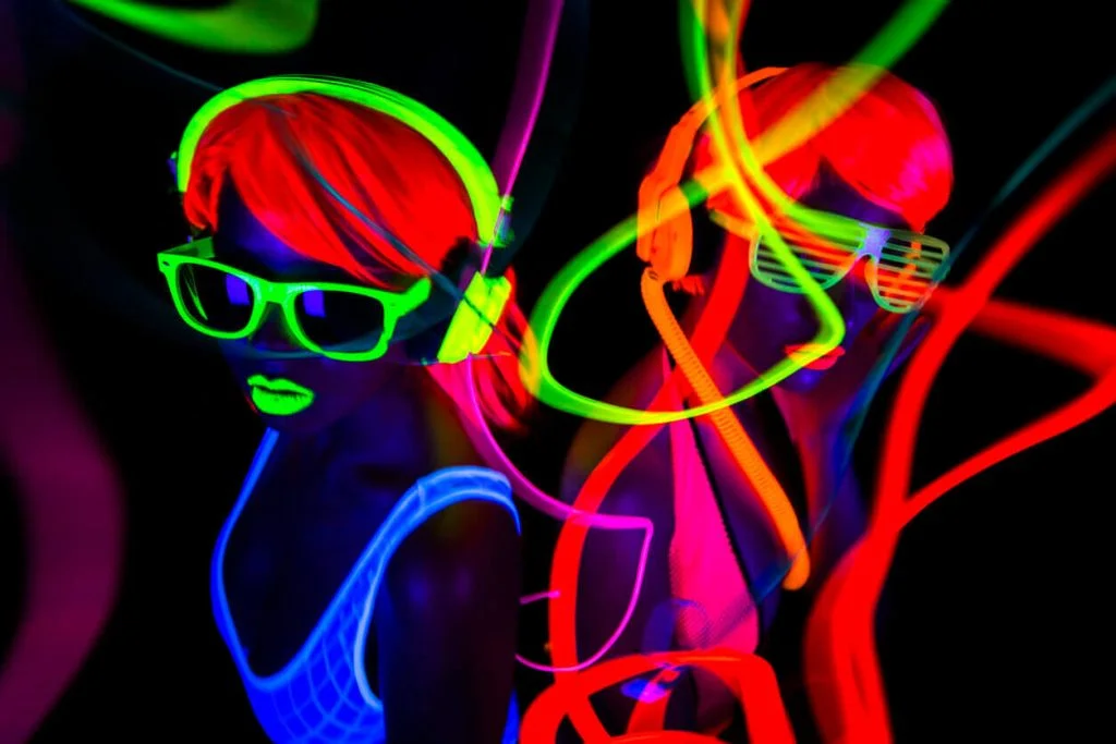 Neon UV Party Idea