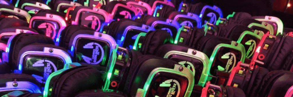 silent disco headphones