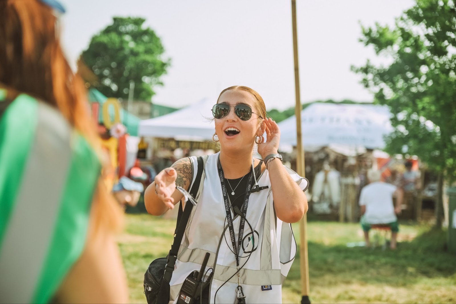 Event Manager working at festival