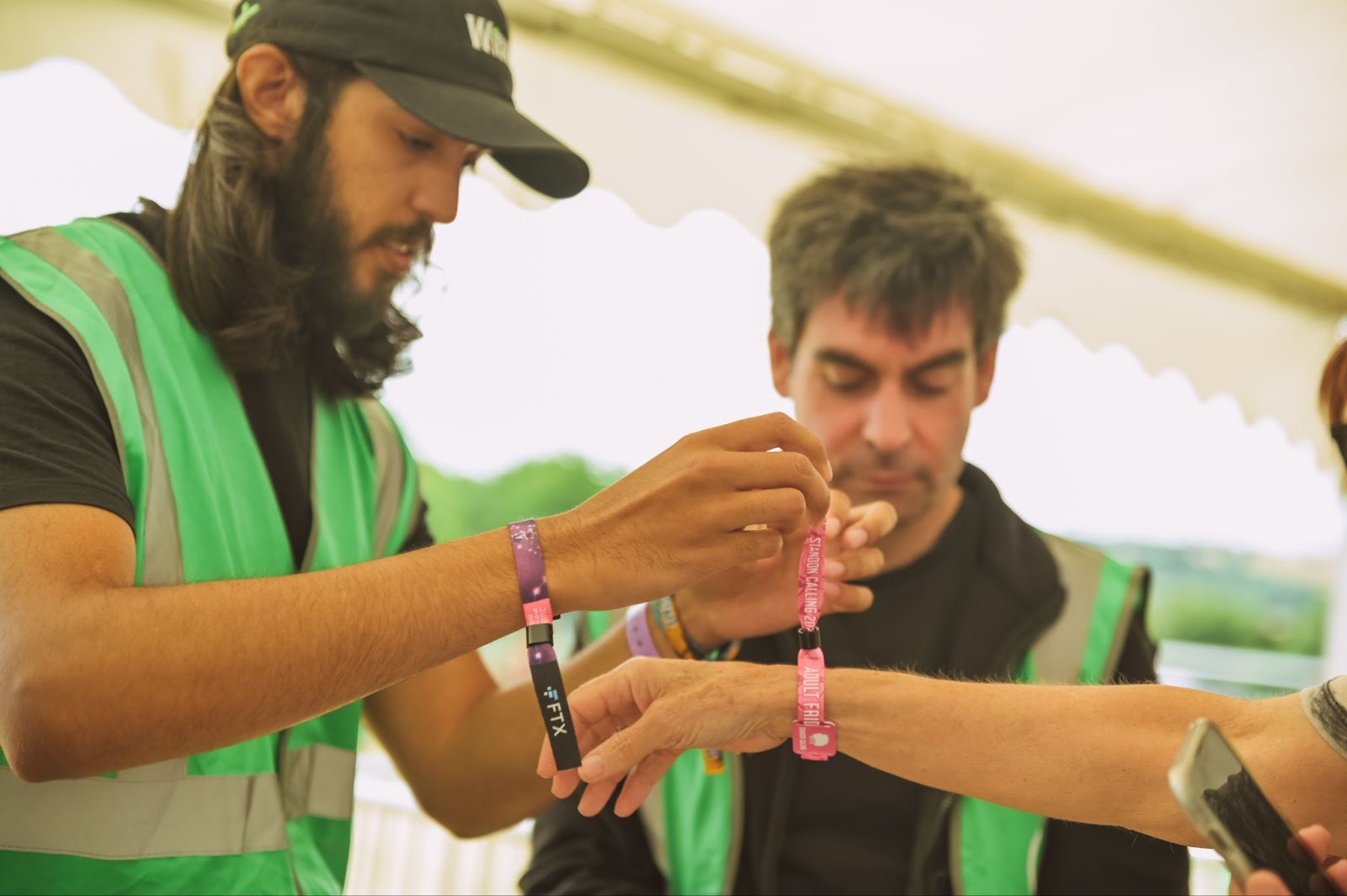 Accreditation at a Festival